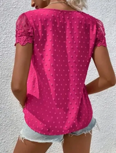 Blusa para dama color fucsia