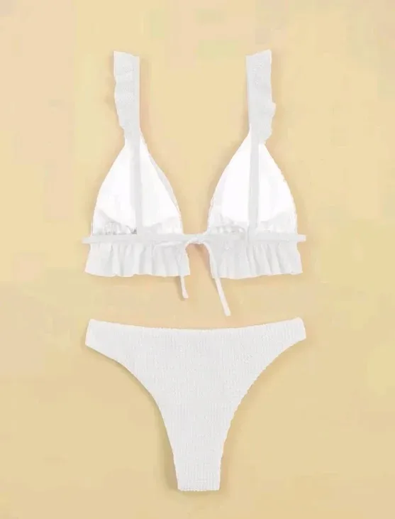 Vestido de baño para dama color blanco