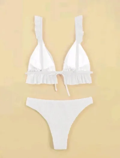 Vestido de baño para dama color blanco