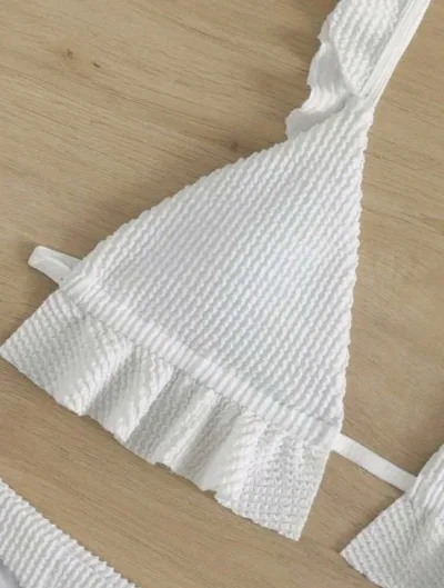 Vestido de baño para dama color blanco