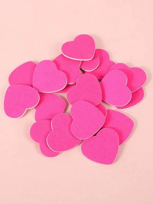 Lima para uñas en forma de corazón