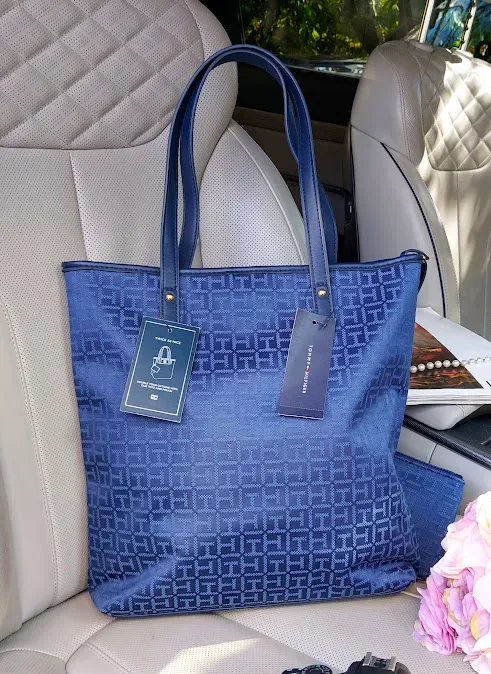 Bolso Tommy Hilfiger para dama color azul