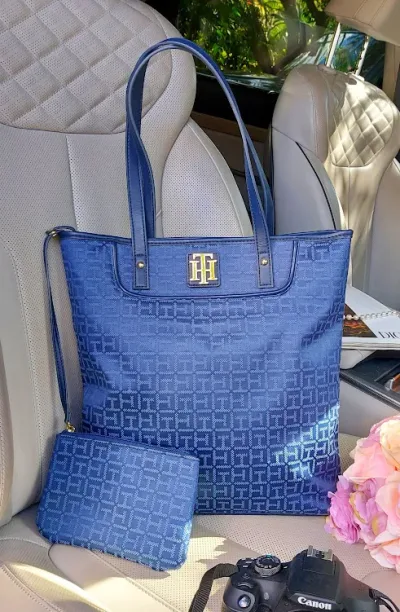 Bolso Tommy Hilfiger para dama color azul