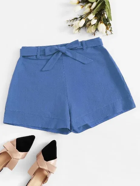 Short para dama color azul