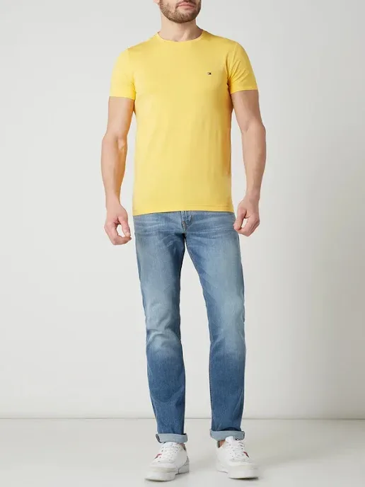 Camiseta Tommy Hilfiger para caballero color amarillo
