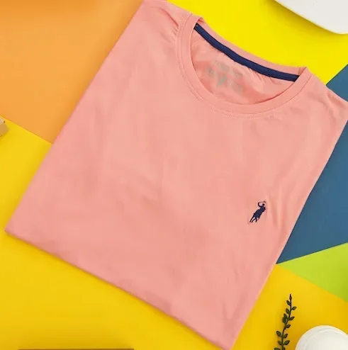 Camiseta Cambridge Polo Club para caballero color rosa