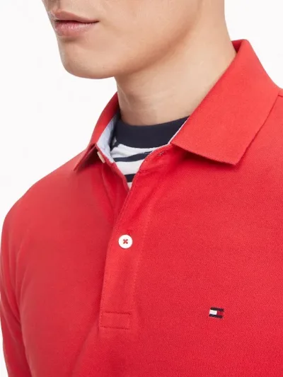 Camiseta Tommy Hilfiger para caballero color rojo