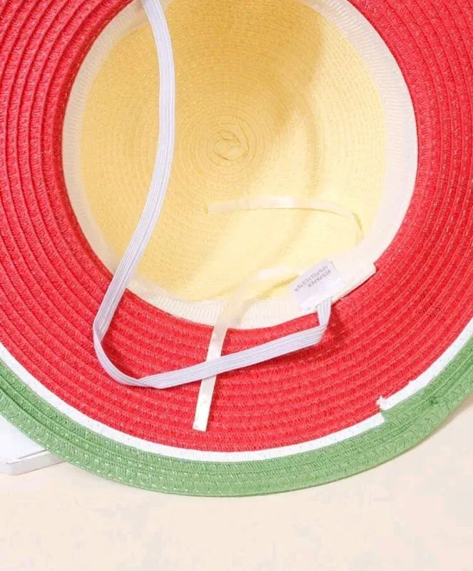 Sombrero para niña de paja
