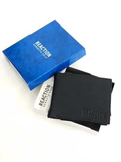 Billetera Kenneth Cole color negro