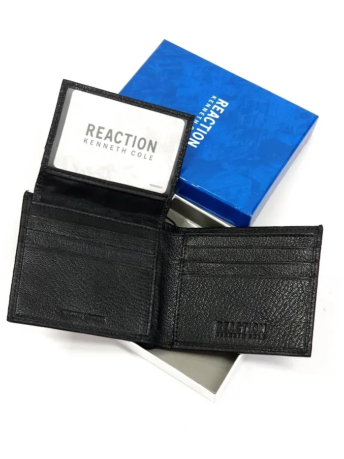 Billetera Kenneth Cole color negro