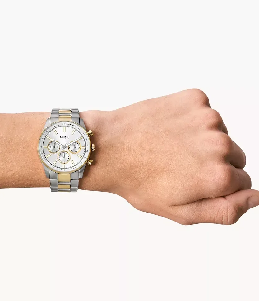 Reloj Fossil para caballero color plateado