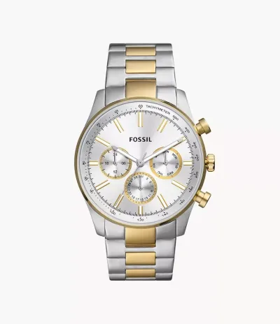 Reloj Fossil para caballero color plateado