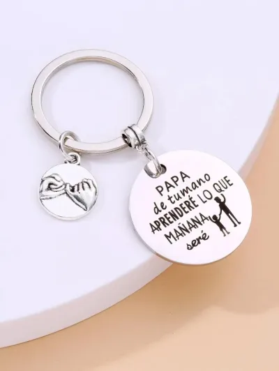LLavero con frase para papá