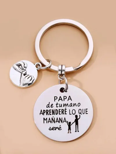 LLavero con frase para papá