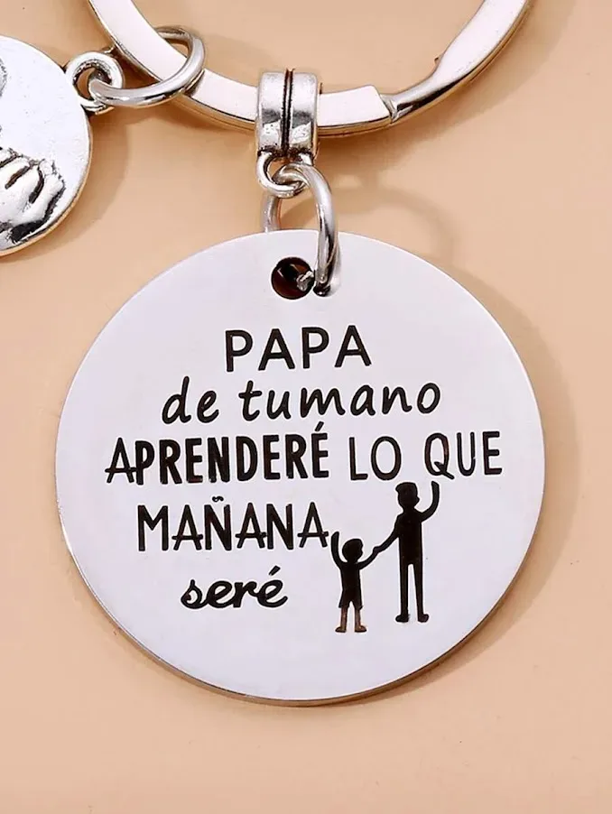 LLavero con frase para papá