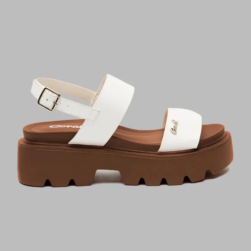 Sandalias coral Dama MAGGIE 4 WITE BROWN