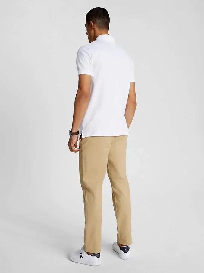 Camiseta Tommy Hilfiger Slim Fit para caballero color blanco