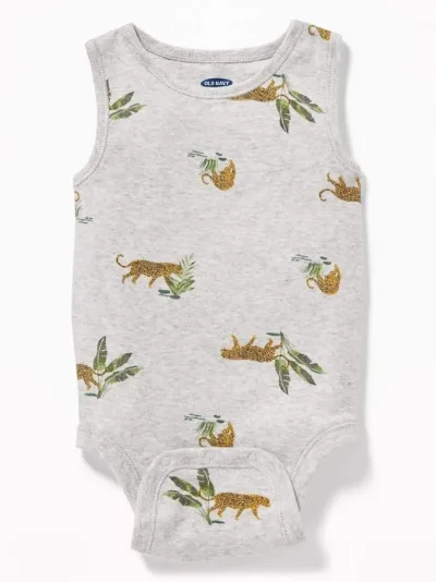 Mameluco Old Navy para niño color gris