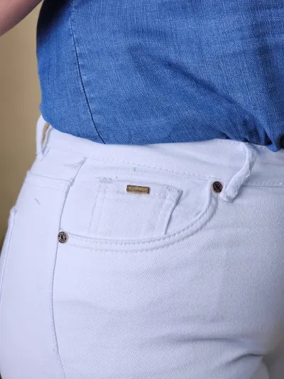 Jeans Hummer para dama color blanco 2343M