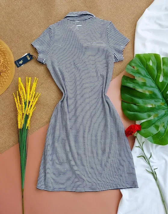 Vestido Polo para dama, diseño de rayas