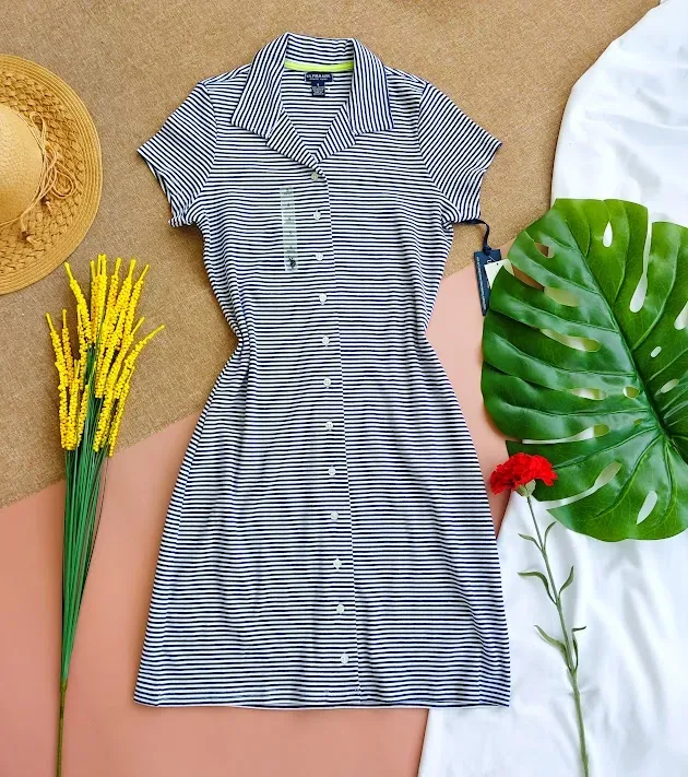 Vestido Polo para dama, diseño de rayas