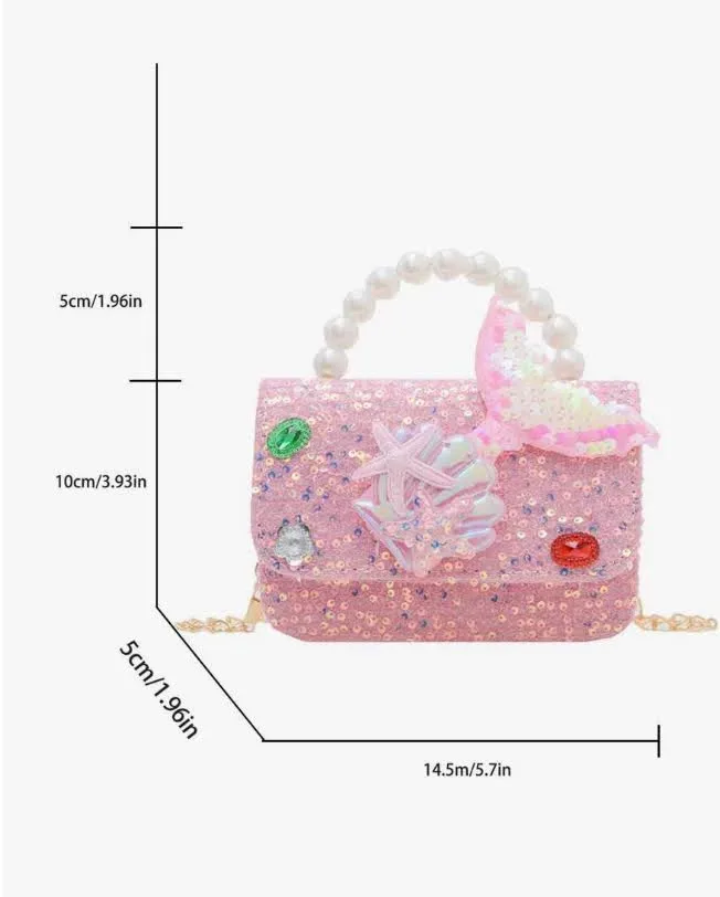 Bolso para niña diseño animado sirena