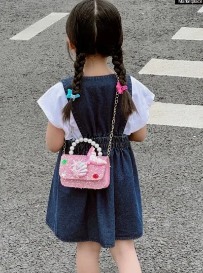 Bolso para niña diseño animado sirena
