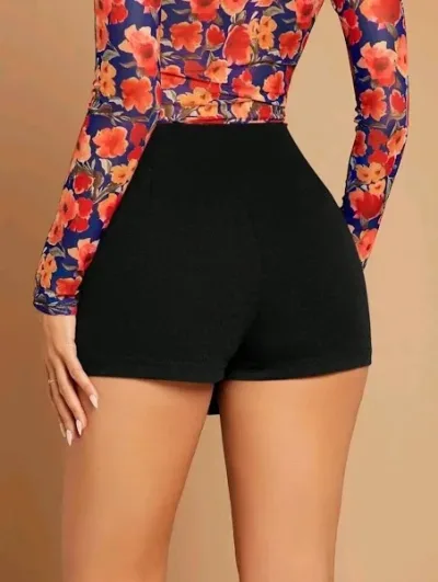 Enagua short para dama color negro