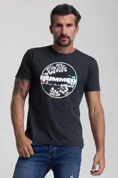 Camiseta Hummer para caballero color gris