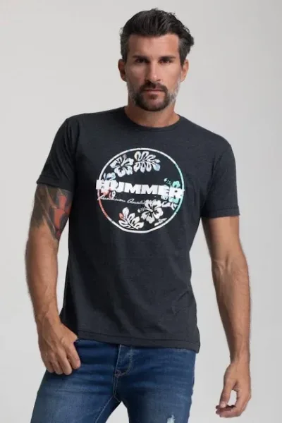 Camiseta Hummer para caballero color gris