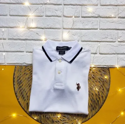 Camiseta  para niño Polo color blanco