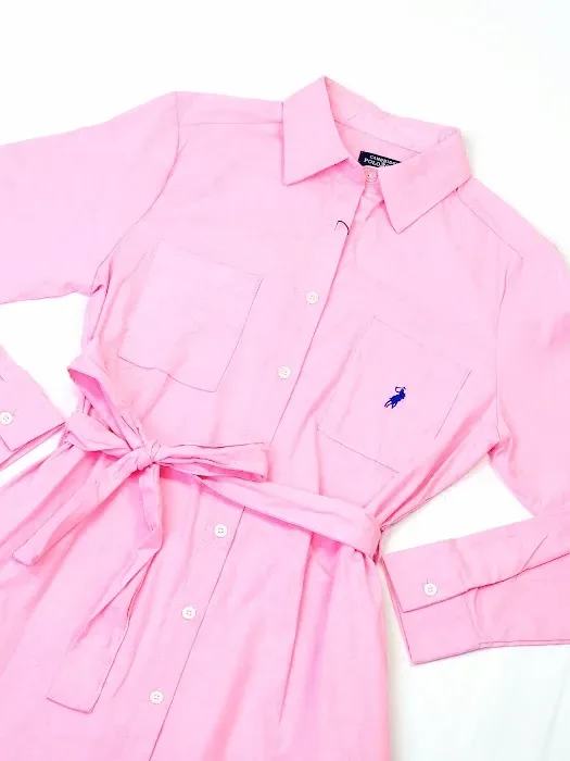 Vestido Cambridge Polo Club para dama color rosa