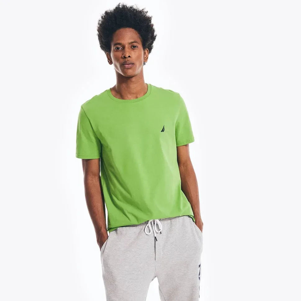 Camiseta Nautica para caballero color verde.