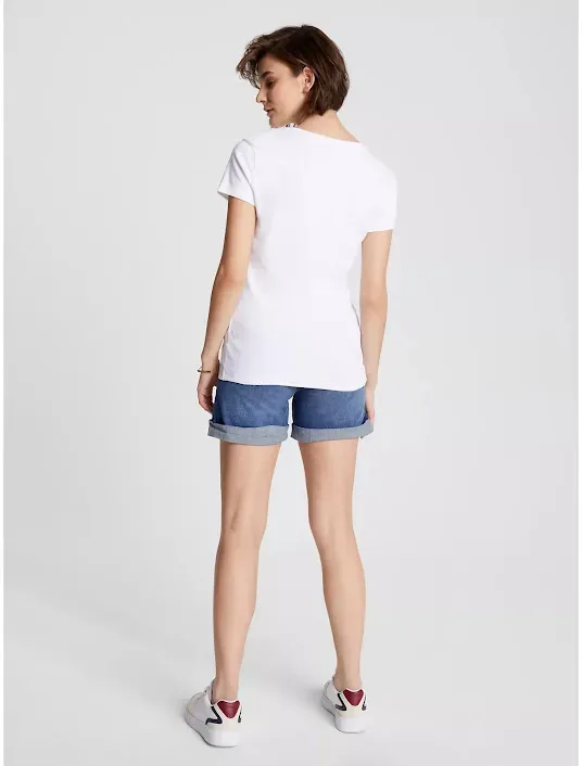 Blusa Tommy Hilfiger para dama color blanco