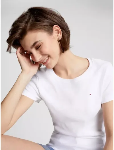 Blusa Tommy Hilfiger para dama color blanco