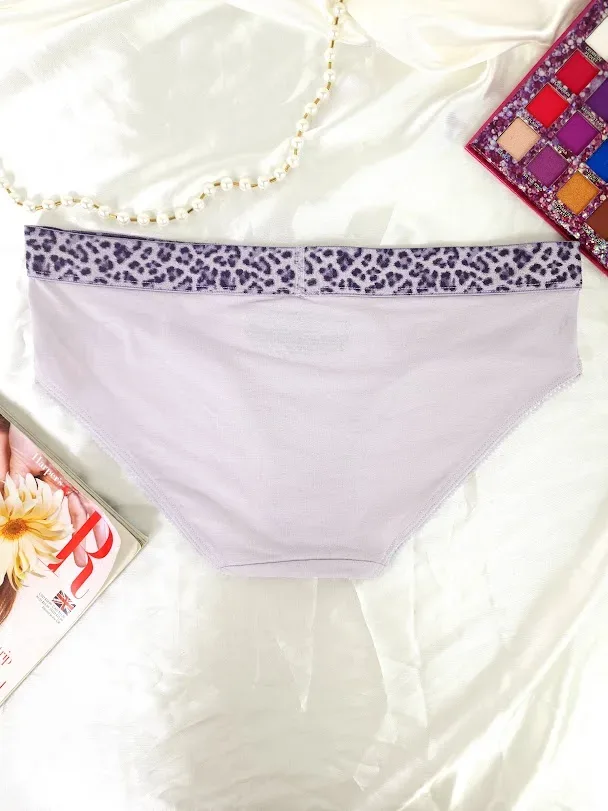 Braga Victoria's Secret para dama diseño animal print color lila