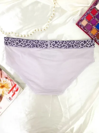 Braga Victoria's Secret para dama diseño animal print color lila