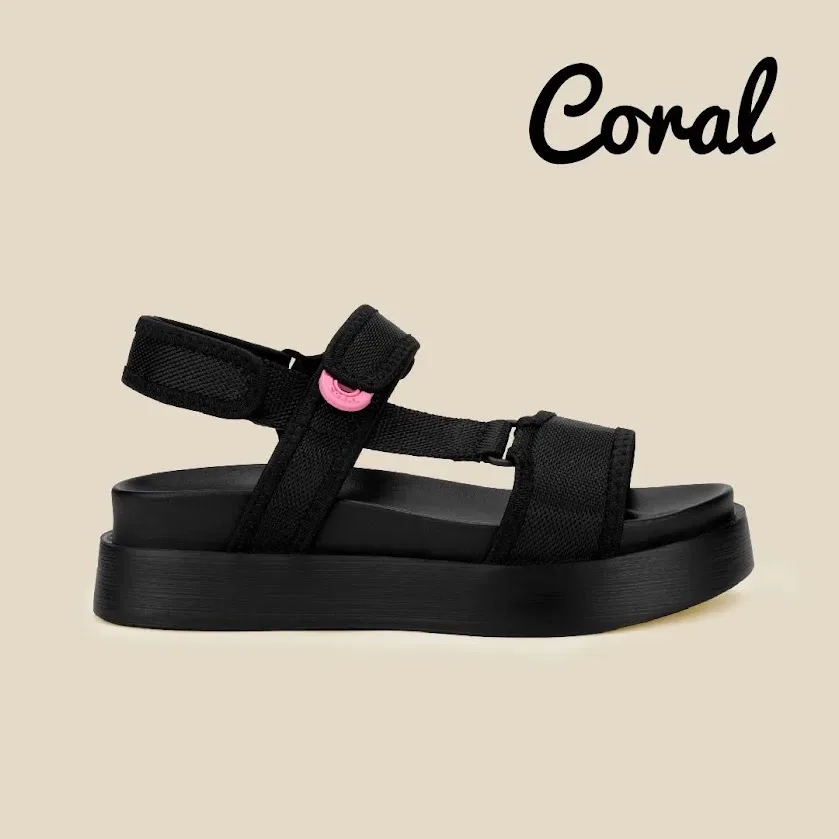 Sandalias coral Dama GRETA 2 BLACK