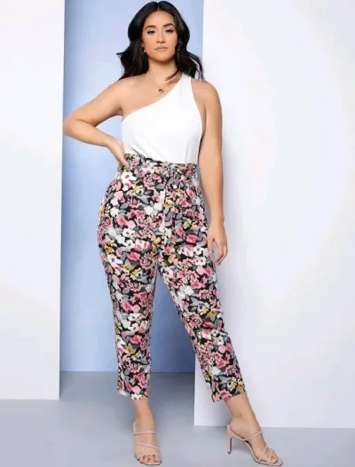 Pantalón para dama diseño floral