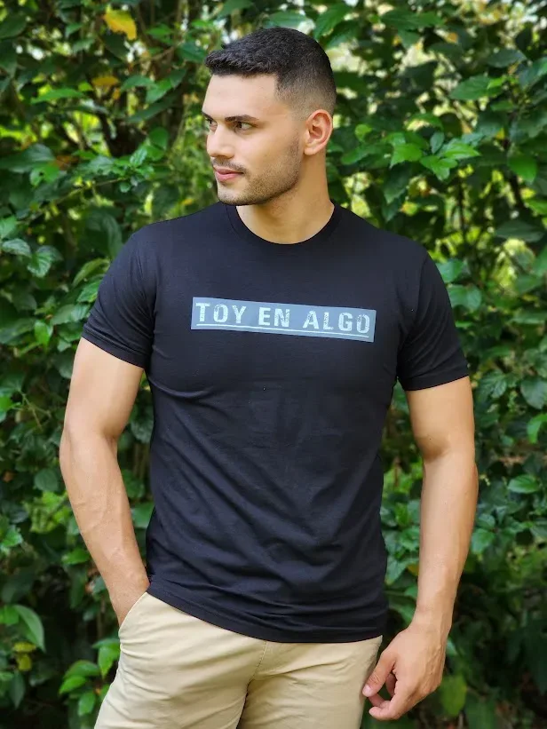 Camiseta Redox  para caballero  color negro