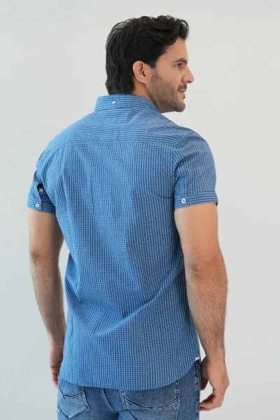 Camisa Hummer para caballero  diseño a cuadros