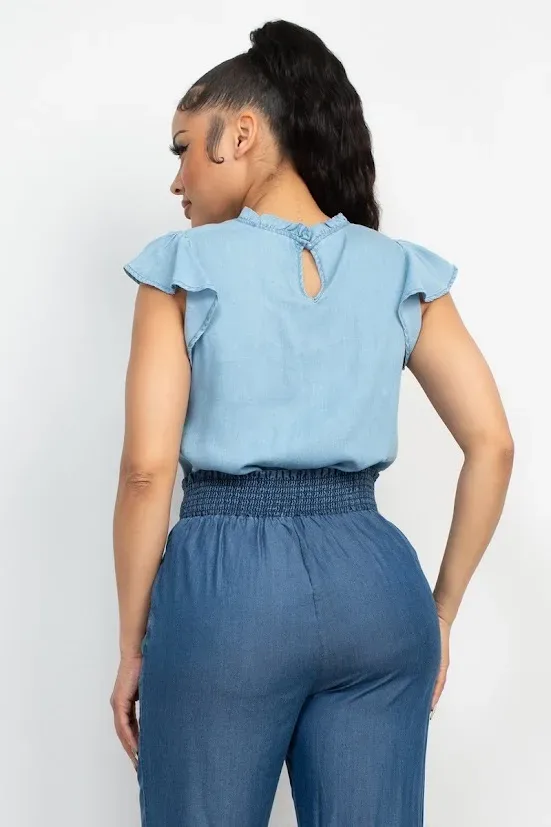 Blusa para Dama de mezclilla