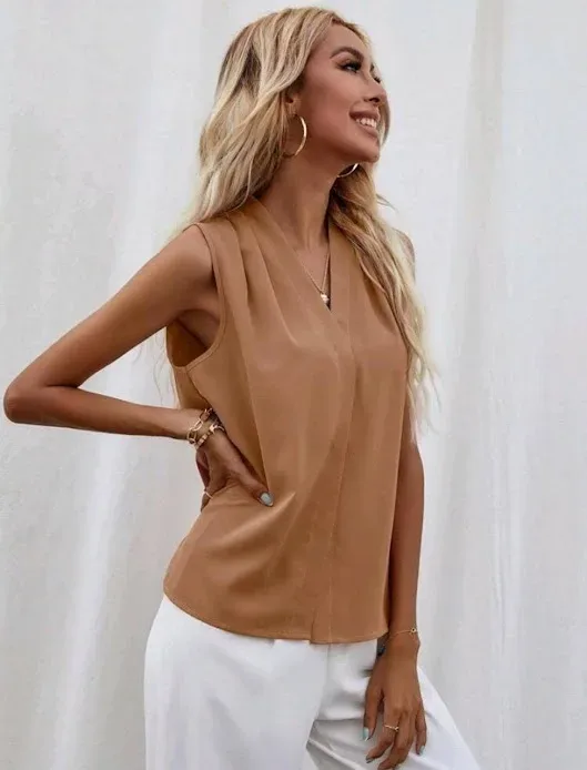 Blusa para dama color beige