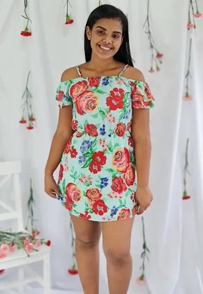 Vestido para dama con estampados florales