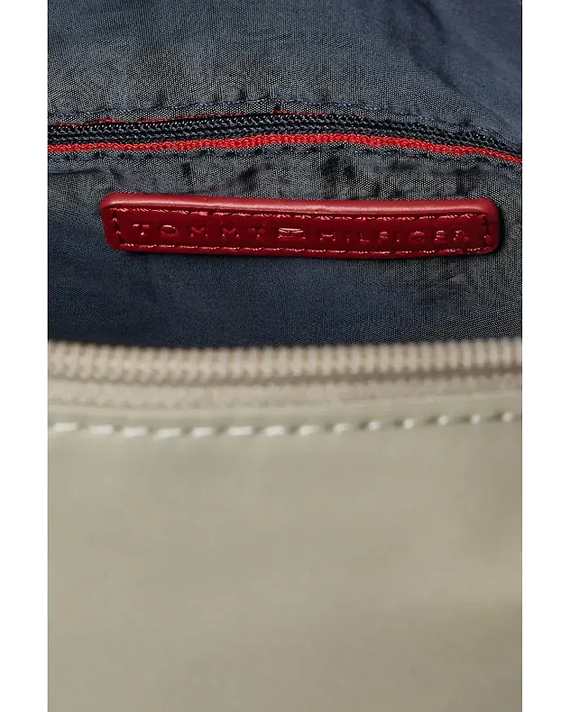 Bolso de hombro Tommy Hilfiger para dama color beige