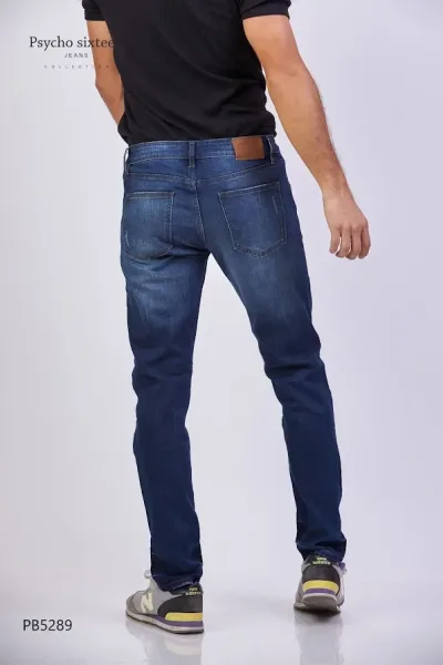 Jeans PSYCHO SIXTEEN para caballero Slim Fit PB5289 color azul