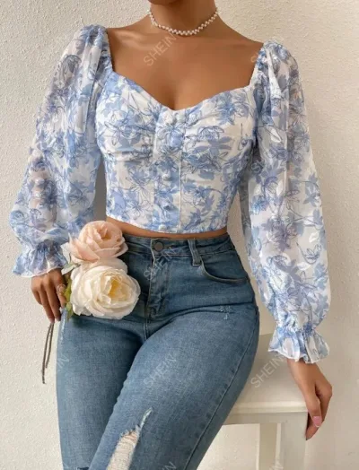 Blusa para dama multicolor