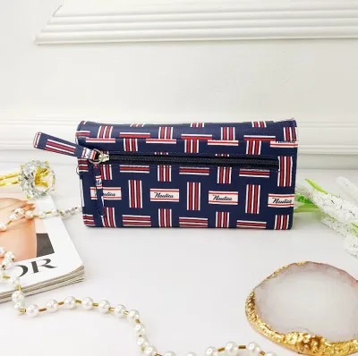 Cartera Naútica para dama color azul, blanco y rojo