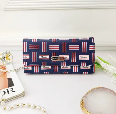 Cartera Naútica para dama color azul, blanco y rojo