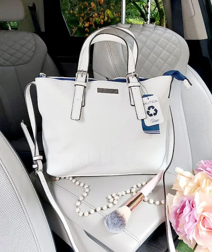 Bolso Nautica para dama color blanco